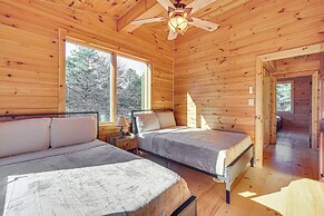 Ski, Hike & More: Spacious Log Cabin in Long Pond