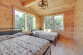 Ski, Hike & More: Spacious Log Cabin in Long Pond