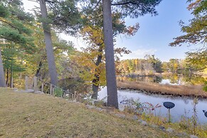 Antiquing & Fishing: Riverfront Waupaca Home!