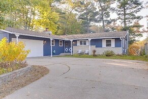 Antiquing & Fishing: Riverfront Waupaca Home!