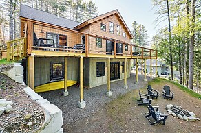 Loon Lake View: Newly Built Log Cabin w/ Fire Pit!