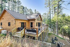 Loon Lake View: Newly Built Log Cabin w/ Fire Pit!