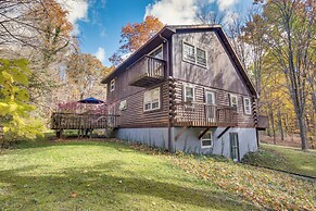 Deck & Game Room: Finger Lakes Family Retreat