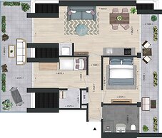 Luxe Appartement Vista Maris Somaris - Havenweg 8-50 Sint-annaland Oos