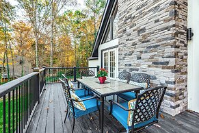 Dock & Hot Tub at High Rock Lake Retreat