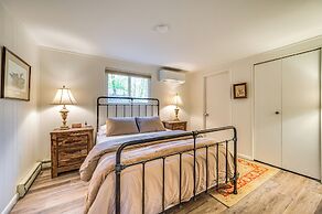 Walk to Liberty Mountain: Lake-view Ski Retreat!