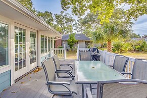 Walk to Ocean: Home w/ Deck in North Myrtle Beach