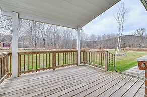 Mtn-view Home w/ Deck on 4 Acres in Windham