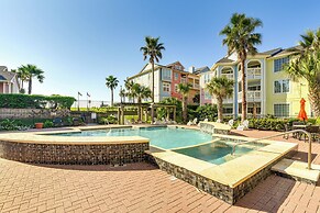 Steps to Beach: Ocean-view Galveston Condo!