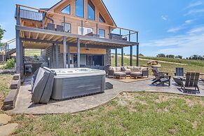 Stunning Hilham Home w/ Hot Tub, Views & Fire Pit!