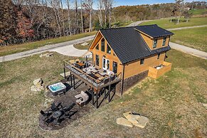 Stunning Hilham Home w/ Hot Tub, Views & Fire Pit!