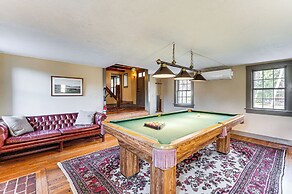 Outdoor Fireplace & Pool Table: Tamworth Home!