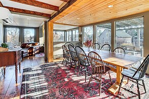 Outdoor Fireplace & Pool Table: Tamworth Home!