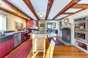 Outdoor Fireplace & Pool Table: Tamworth Home!