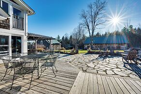 Outdoor Fireplace & Pool Table: Tamworth Home!