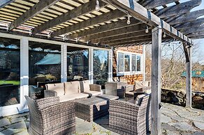 Outdoor Fireplace & Pool Table: Tamworth Home!