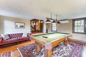 Outdoor Fireplace & Pool Table: Tamworth Home!