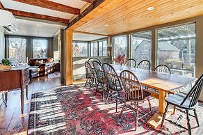 Outdoor Fireplace & Pool Table: Tamworth Home!