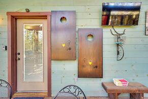 Hot Tub & Fire Pit: Cozy Cabin in Broken Bow!
