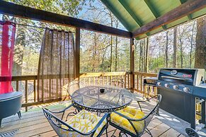 Hot Tub & Fire Pit: Cozy Cabin in Broken Bow!