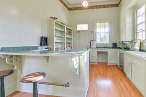 Ornate Victorian Home w/ Courtyard & Fire Pit!