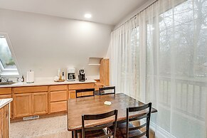 Walk to Fox Lake: Pet-friendly A-frame w/ Fire Pit