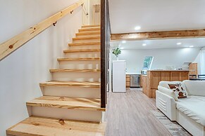 Walk to Fox Lake: Pet-friendly A-frame w/ Fire Pit