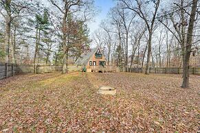 Walk to Fox Lake: Pet-friendly A-frame w/ Fire Pit