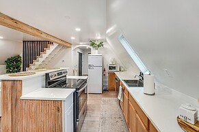 Walk to Fox Lake: Pet-friendly A-frame w/ Fire Pit