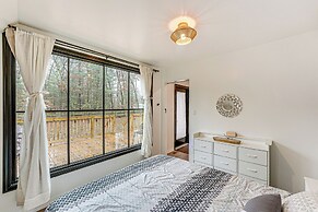 Walk to Fox Lake: Pet-friendly A-frame w/ Fire Pit