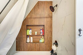 Walk to Fox Lake: Pet-friendly A-frame w/ Fire Pit