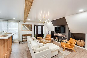 Walk to Fox Lake: Pet-friendly A-frame w/ Fire Pit