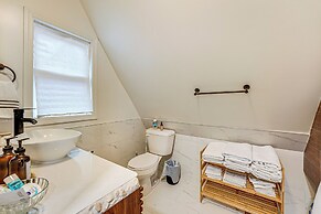 Walk to Fox Lake: Pet-friendly A-frame w/ Fire Pit