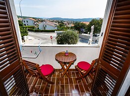 Sunny and Sleek Krk Rooms With Balcony