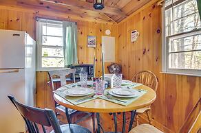 'camp Crescendo' Rustic Waterboro Cabin By Lake