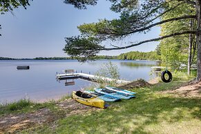 Dock + Fire Pit: Sweet Serenity on Amber Lake