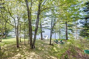 Dock + Fire Pit: Sweet Serenity on Amber Lake