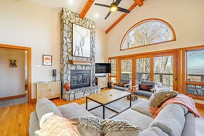 Deck, Fire Pit & Game Room: Beech Mountain Retreat