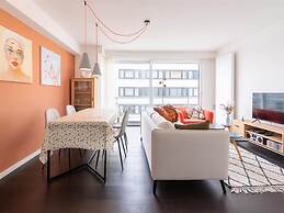 Lateral sea View Apartment in Ostend