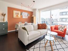 Lateral sea View Apartment in Ostend