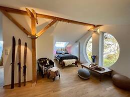 Glückliche Kuh-Villa