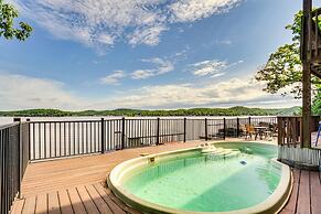 Lakefront Ozarks Home: Tiki Bar, Pool, Deck, Views