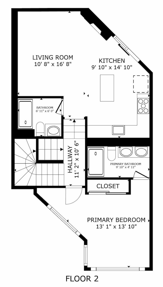 Modern Majesty At Monitor #5 2 Bedroom Townhouse