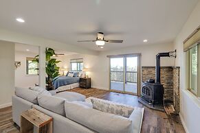 Ski, Hike & Fish: Mtn-view Gem w/ Deck in Tuolumne