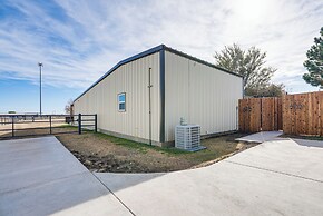 Fenced Yard: Modern Barndominium in Amarillo!