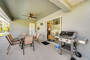 BBQ & Boat Dock: Canal-front Home in Cape Coral!