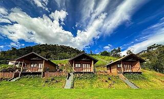 Chalé eu na montanha