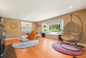 Private park in a cozy home next to I-90 huge yard