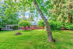 Private park in a cozy home next to I-90 huge yard