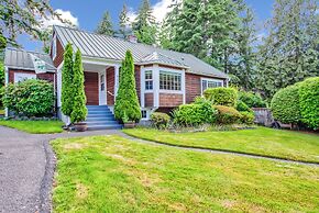 Private park in a cozy home next to I-90 huge yard